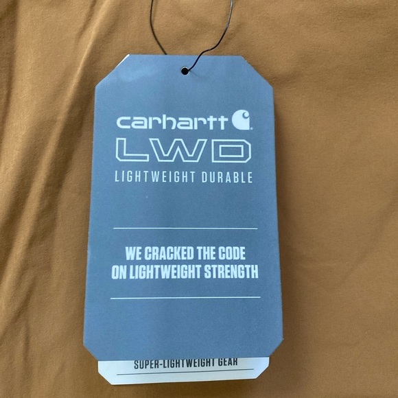 Carhartt LWD Hybrid Shorts NWT Gorpcore Size 42 Carhartt Brown UPF 50 - Picture 7 of 12